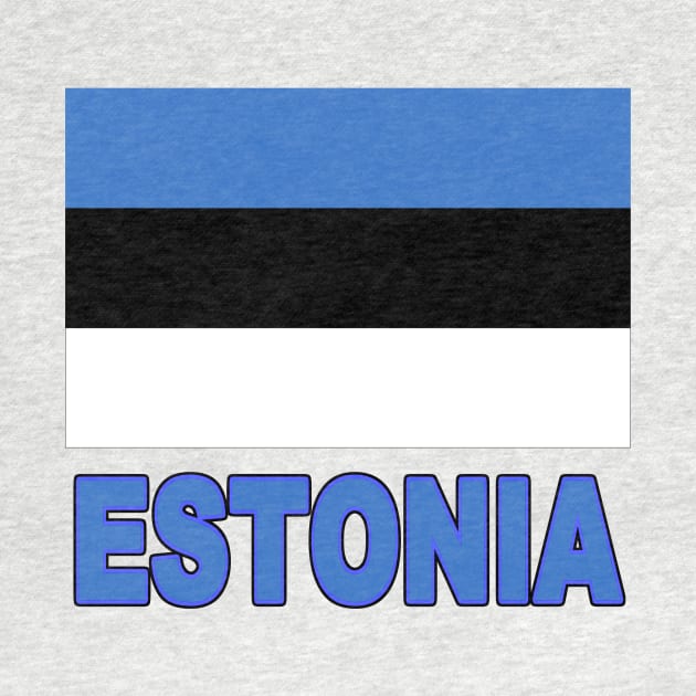 The Pride of Estonia - Estonian Flag Design by Naves